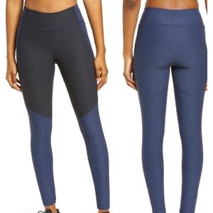 Outdoor Voices Two-Tone Warmup Legging Navy & Char
